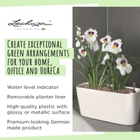 Lechuza Antracit Fémes Virágcserép - Modern Dekoratív Kaspó - 10, Anthracite Metallic, table vessel 4