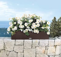 Balkónový kvetináč Lechuza BALCONERA Cottage 80, mokka hnedý, 79x19x19 cm so zavlažovacím systémom 5