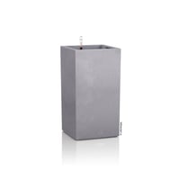 Stĺpový kvetináč Lechuza Canto Color Tower 40 – kamenná sivá – 40x40x76 cm – 29-litrový samozavlažovací systém 1