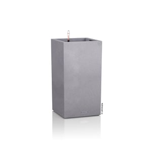 Lechuza Canto Color Tower 40 set stupne posude za cvijeće - kameno siva - 40x40x76 cm - sustav za samonavodnjavanje od 29 litara