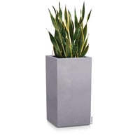 Stĺpový kvetináč Lechuza Canto Color Tower 40 – kamenná sivá – 40x40x76 cm – 29-litrový samozavlažovací systém 2