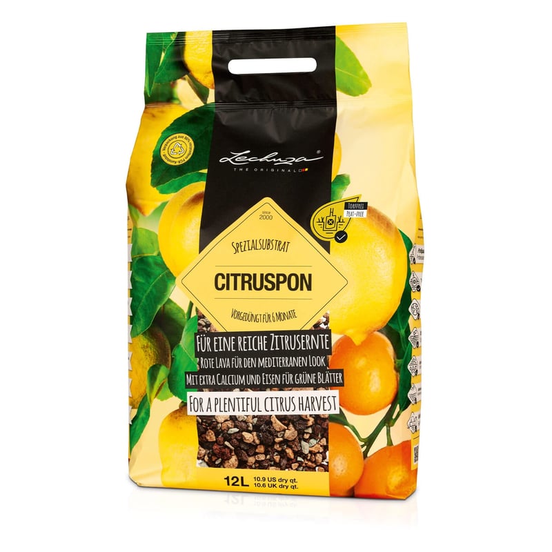 Substrát pre citrusy LECHUZA Citrus Pon, bez rašeliny, predhnojený - 12 litrov
