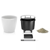 Samozavlažovací kvetináč Lechuza Classico LS 28, kompletná súprava – antracitová metalíza, 28 cm 3