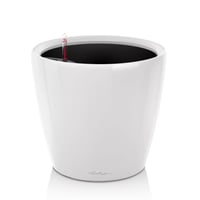 Sada kvetináčov Lechuza Classico Premium LS 28, vysoký lesk, biela 16040, so zavlažovacím systémom 1
