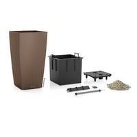 Lechuza CUBICO Color 40 önöntöző virágcserép szett - Muskat szín, 40 cm, belső tartállyal 3