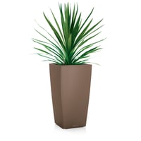 Lechuza CUBICO Color 40 önöntöző virágcserép szett - Muskat szín, 40 cm, belső tartállyal 2