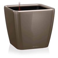 Lechuza Quadro Premium LS 50 önöntöző virágcserép - Taupe magasfényű, 50 cm, beltéri növénytartó 1