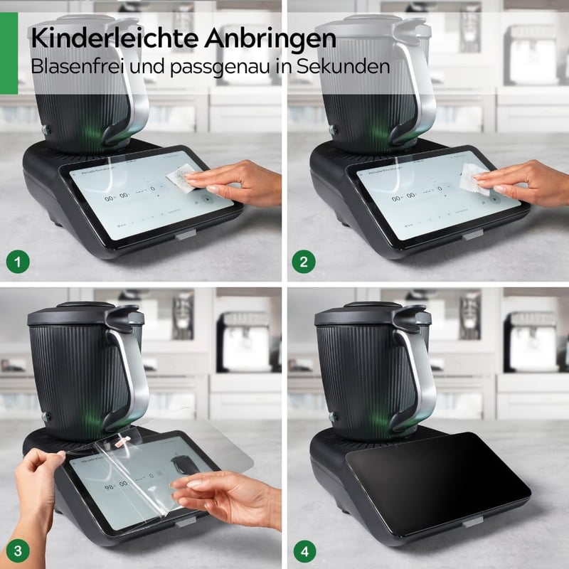 Leckerhelfer Thermomix TM7 kijelzővédő fólia - karcolásálló, buborékmentesség