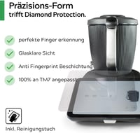 Leckerhelfer Thermomix TM7 kijelzővédő fólia - karcolásálló, buborékmentesség 5