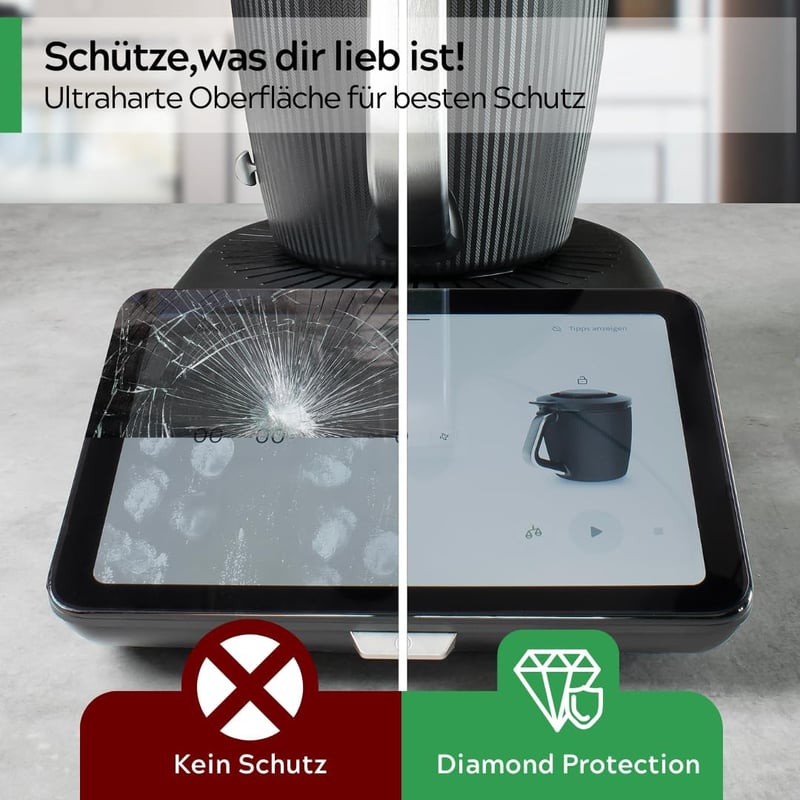 Leckerhelfer Thermomix TM7 kijelzővédő fólia - karcolásálló, buborékmentesség