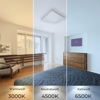 LED prisadené stropné svietidlo ATOMANT 60x60 cm 48W CCT 3000-6500K 5500lm stmievateľné 4