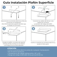 LED prisadené stropné svietidlo ATOMANT 60x60 cm 48W CCT 3000-6500K 5500lm stmievateľné 9