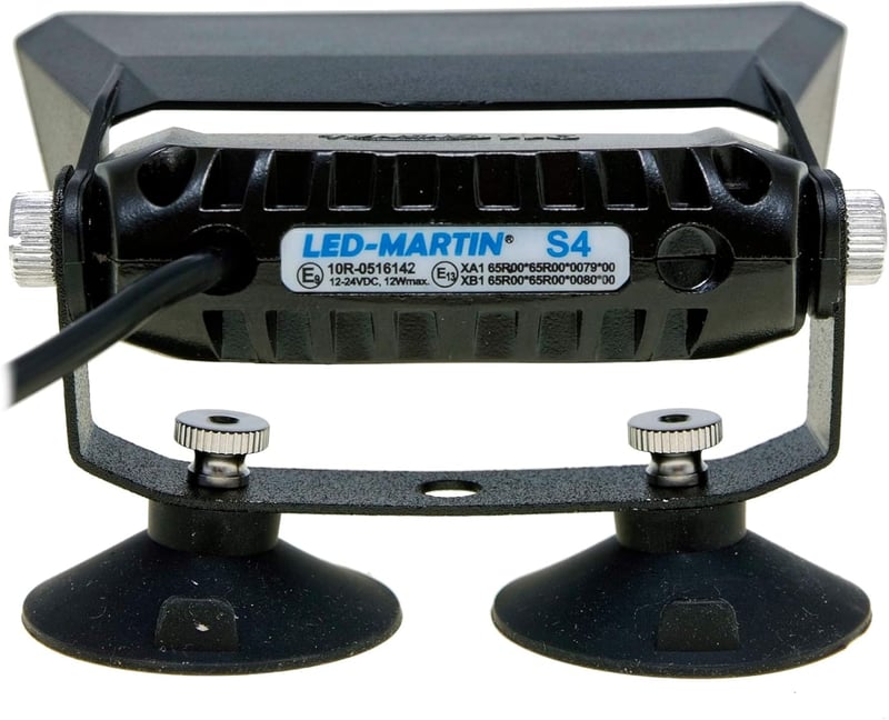 LED-MARTIN S4 Kék Úttorlasz Lámpa ECE-R65 Jóváhagyott 19 Villanásminta