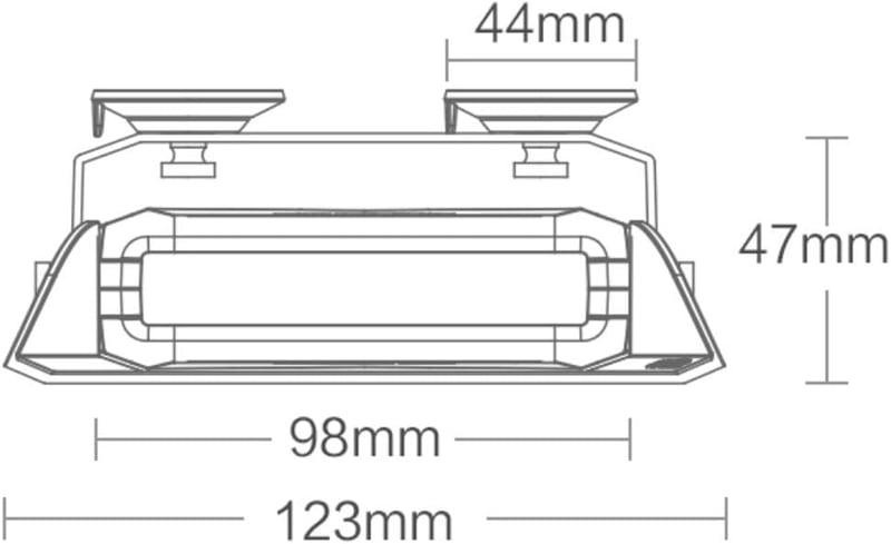 LED-MARTIN S4 Kék Úttorlasz Lámpa ECE-R65 Jóváhagyott 19 Villanásminta