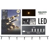 LED USB világítás 120 LED meleg fehér szalag 1