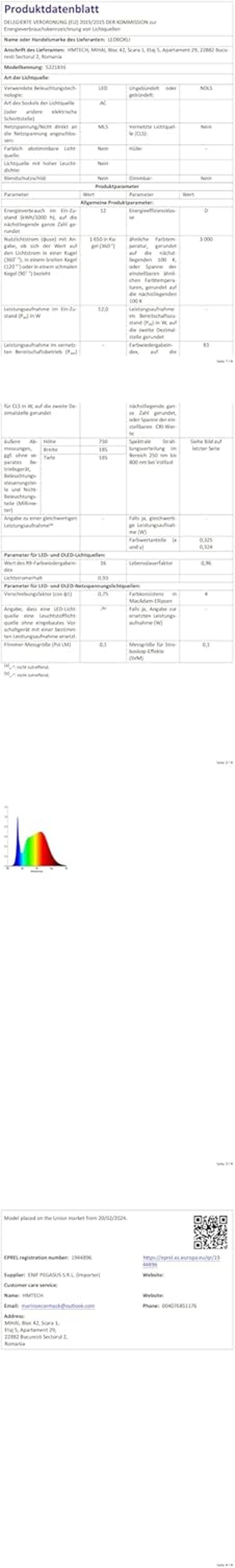 LEDBOKLI G9 LED Izzó Meleg Fehér 12W 3000K - 100W Halogén Helyettesítő, 1100 Lumen Energiatakarékos Villanykörte 360° Fényszög