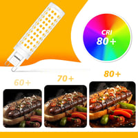 LEDBOKLI G9 LED Izzó Meleg Fehér 12W 3000K - 100W Halogén Helyettesítő, 1100 Lumen Energiatakarékos Villanykörte 360° Fényszög 3