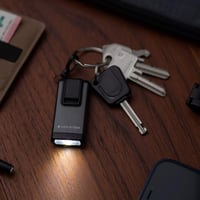 Ledlenser K6R 400 Lumen USB-s Újratölthető Kulcstartó Lámpa Piros Fénnyel Szürke 7