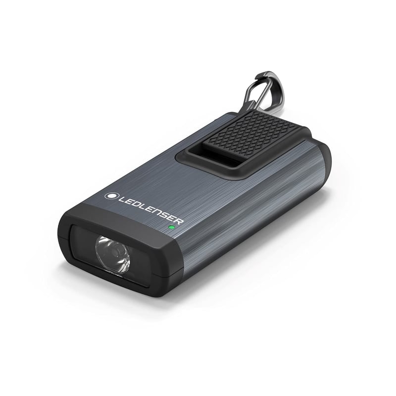 Ledlenser K6R 400 lumena punjiva privjesak svjetiljka s crvenim svjetlom siva