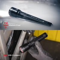 Nabíjateľné LED svietidlo Ledlenser P7R, 2000 lúmenov, dosah 320 m, USB-C, vodotesnosť IP68, výdrž 80 hodín, 4 svetelné režimy, taktické svietidlo 5