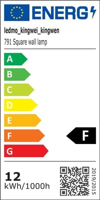 ledmo 8 darabos LED fali lámpa 12W IP65 vízálló kültéri beltéri fehér 4000K - Black 4000k-8pcs 9