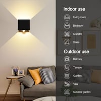LEDMO LED Kültéri Fali Lámpa Mozgásérzékelővel 20W IP65 Vízálló 3000K Meleg Fehér 4db 4