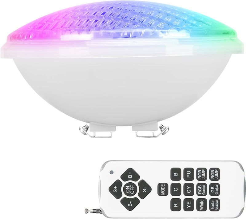 Ledmo RGBW 40W LED medence lámpa PAR56 IP68 vízálló távirányítóval