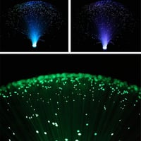 LEDMOMO Színváltó Fiber Optic LED Lámpa Elemmel - Esküvő, Karácsony, Parti Dekoráció 9