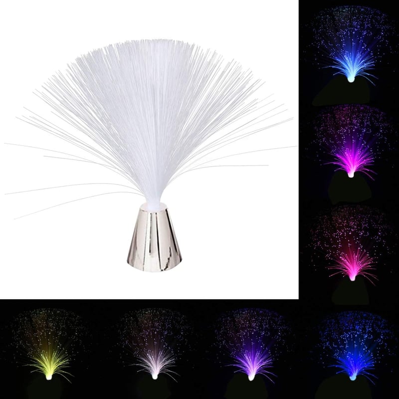 LEDMOMO Színváltó Fiber Optic LED Lámpa Elemmel - Esküvő, Karácsony, Parti Dekoráció