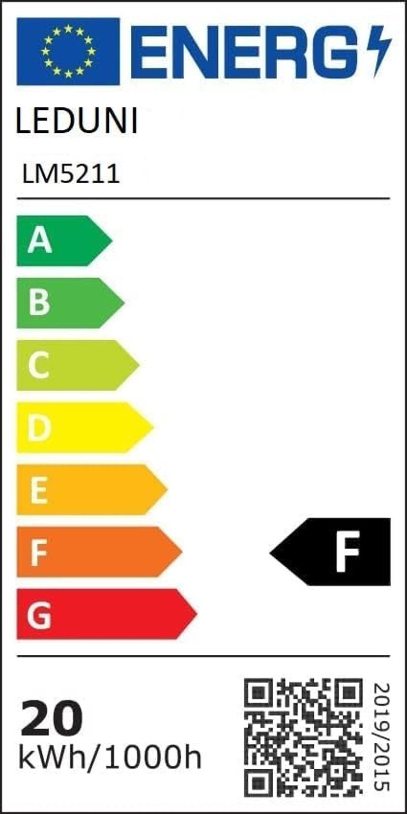 LEDUNI 20W LED Beépítő Lámpa Kerek 225mm Alumínium Panel 2000 Lumen