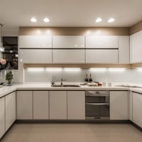 LEDUNI 20W LED Beépítő Lámpa Kerek 225mm Alumínium Panel 2000 Lumen 6