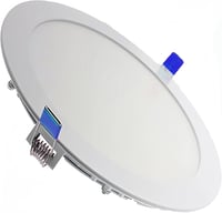 LEDUNI 20W LED Beépítő Lámpa Kerek 225mm Alumínium Panel 2000 Lumen 1