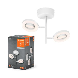 Spot LED de interior LEDVANCE DECOR SATURN 21W 635lm, alb, cu capete reglabile și reglaj al temperaturii de culoare în 3 trepte
