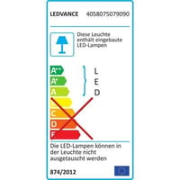 LEDVANCE DL SLIM DN 210 ploché LED svietidlo typu downlight 18W teplá biela 3000K vstavané stropné svietidlo biely kryt montážny otvor 210 mm 4