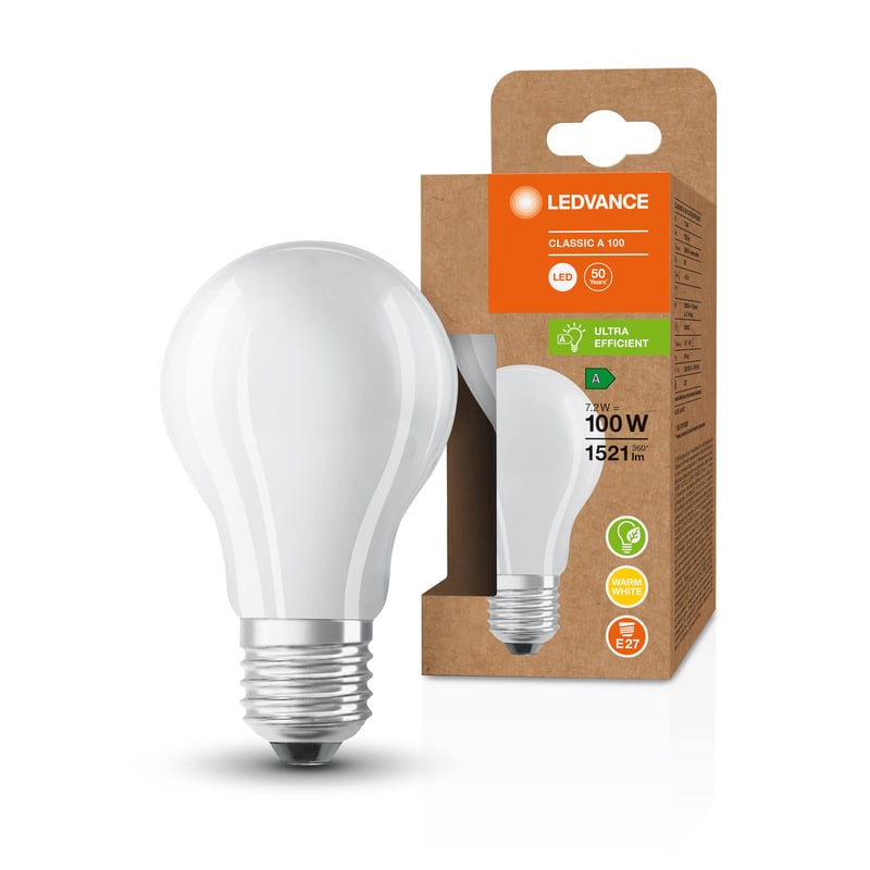 LEDVANCE LED Classic A 100 energetski razred A S žarulja - štedljivi LED izvor svjetlosti