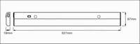 LEDVANCE Linear LED Flat podlinkové svietidlo so snímačom pohybu, teplá biela, 52,7 x 6,7 x 2,0 cm, interiérové LED svietidlo 3