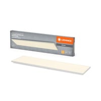 LEDVANCE Planon Frameless LED stropné svietidlo biele 40W 1200x300 mm obdĺžnikové 3000K teplá biela hliníkový kryt matný PMMA difúzor 1