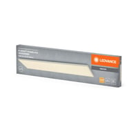 LEDVANCE Planon Frameless LED stropné svietidlo biele 40W 1200x300 mm obdĺžnikové 3000K teplá biela hliníkový kryt matný PMMA difúzor 4