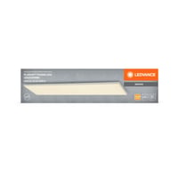 LEDVANCE Planon Frameless LED stropné svietidlo biele 40W 1200x300 mm obdĺžnikové 3000K teplá biela hliníkový kryt matný PMMA difúzor 5