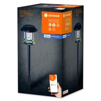 Lampă solară de grădină LEDVANCE SMART+ Outdoor Bluetooth, tip stâlp, lumină albă reglabilă (3000K-6500K) și colorată, IP44, negru, autonomie 8 ore 3