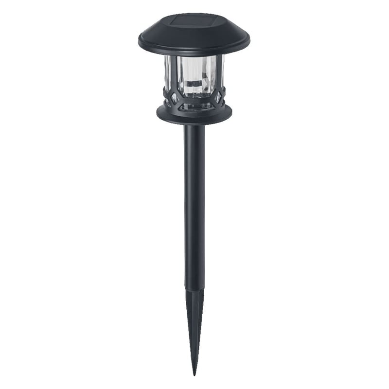 Lampă solară de grădină LEDVANCE SMART+ Outdoor Bluetooth, tip stâlp, lumină albă reglabilă (3000K-6500K) și colorată, IP44, negru, autonomie 8 ore