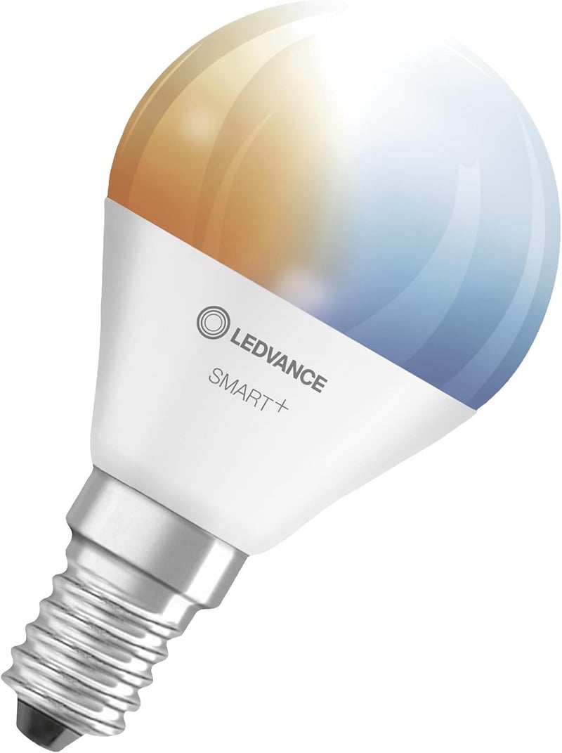 LEDVANCE Smart WiFi LED izzó E14 foglalat, dimmelhető, színhőmérséklet szabályozható 2700-6500K