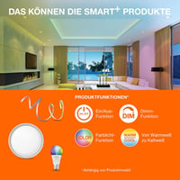 LEDVANCE SMART+ WiFi LED izzó E27 8W 806lm Edison forma dimmelhető fehér fény - Single-Pack, Clear Glass 2
