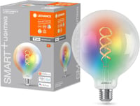 LEDVANCE SMART+ WiFi LED izzó E27 4.8W 470lm gömb forma dimmer app vezérlés - Single-Pack, Globe 1
