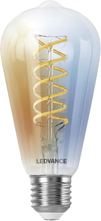 LEDVANCE SMART+ WiFi LED izzó E27 8W 806lm Edison forma dimmelhető fehér fény - Single-Pack, Clear Glass 4