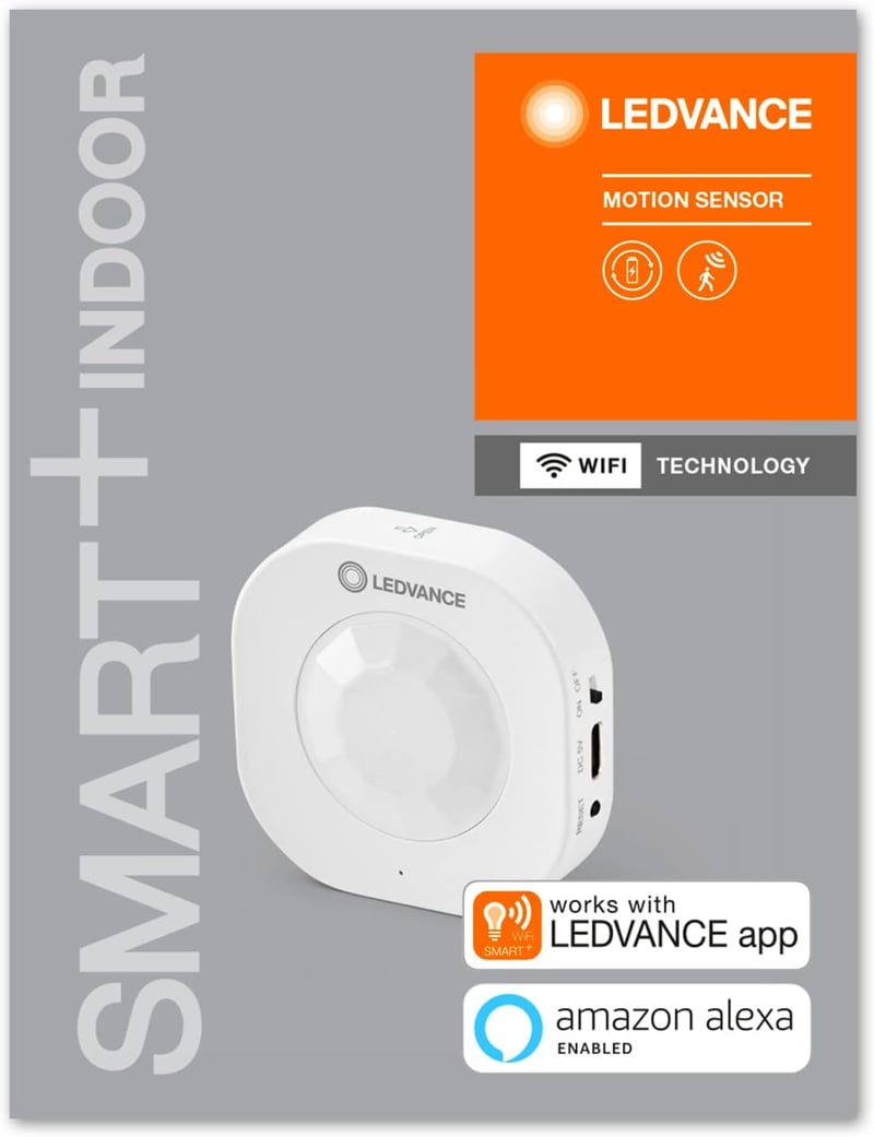LEDVANCE SMART+ WiFi mozgásérzékelő, okos mozgásszenzor, Type-C, intelligens eszközökhöz - Einzel-Pack, Motion detector