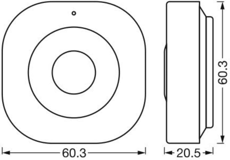 LEDVANCE SMART+ WiFi mozgásérzékelő, okos mozgásszenzor, Type-C, intelligens eszközökhöz - Einzel-Pack, Motion detector