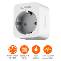 Inteligentná zásuvka LEDVANCE Smart+ WiFi s meraním spotreby, hlasovým ovládaním cez Google a Alexu, 2,4 GHz, 1 ks v balení 7