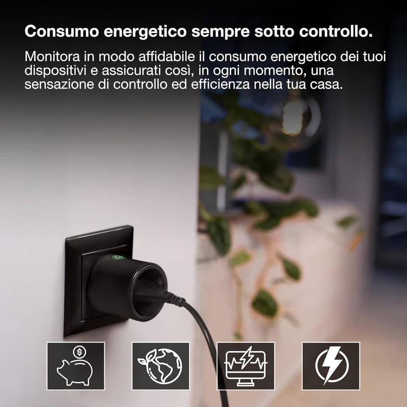 LEDVANCE SMART+ ZigBee okos beltéri konnektor Alexa és Google Home kompatibilis