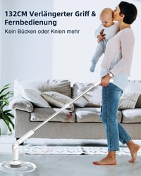 Leebein Elektromos Tisztító Kefe Forgó Kefével 8 Fejjel Távirányítóval 2